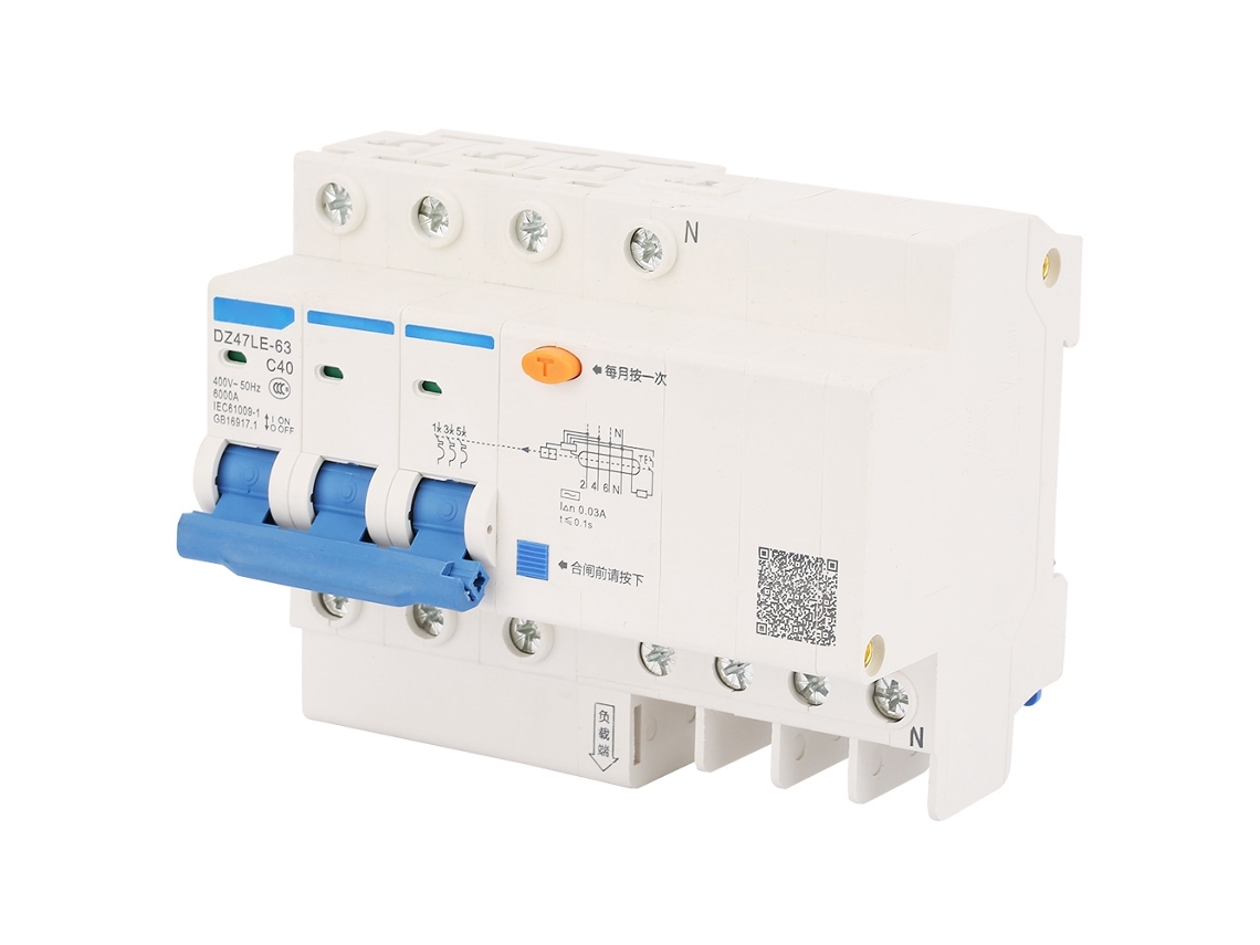 Laxiscreed Disjuntor De Proteção Contra Fugas 40a 400v Para Segurança Elétrica