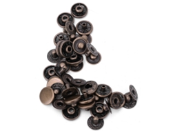 Botões de Latão Puro 10mm Decorativos
