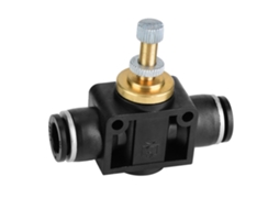 Regulador De Fluxo De Ar Pneumático Laxiscreed Compatível Com Mangueiras De 10mm E Velocidade Ajustável