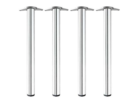 Juego de 4 patas modelo neiva para mesa 60ø h710 acabado cromo