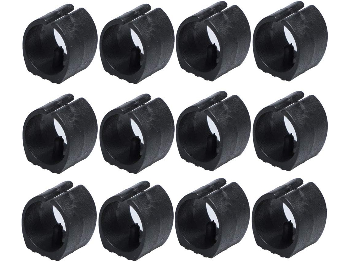 Conjunto de 12 tubos AQUAFORGE para pés de skate, formato U, arredondados