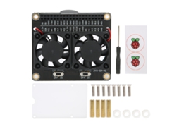 Cooler De Ventilação Para Raspberry Pi 4b 3b+/3b 3a+ Placa De Expansão Gpio Com Cooler Dual De Cpu