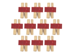 10pcs Plugue T Macho para Bateria Rc com S/MARCA