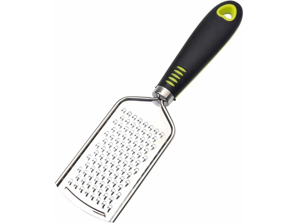 Ralador Pequeno De Aço Inox Com Cabo Silicone Para Batata, Abobrinha, Cenoura, Maçã, Repolho E Queijo Macio . Aquaforge (1 Unidade)