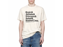Rockinstone Breakfast Club Movie New Names Solid Natural Adult T-shirt Size:l