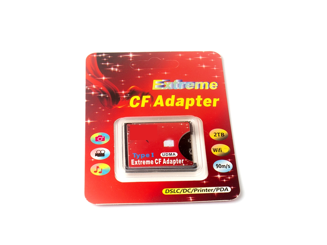 Aetheria adaptador Sd para Cartão Cf Tipo I com Modo Ide, Alta Velocidade e Capacidade Até 512gb