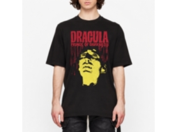 Rockinstone Horror Movies Dracula P.o.d. Black Adult T-shirt Size:xxl