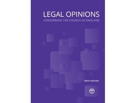 Livro Legal Opinions Concerning The Church Of England 9th Edition De Legal Advisory Commission Of The General Synod (inglês)