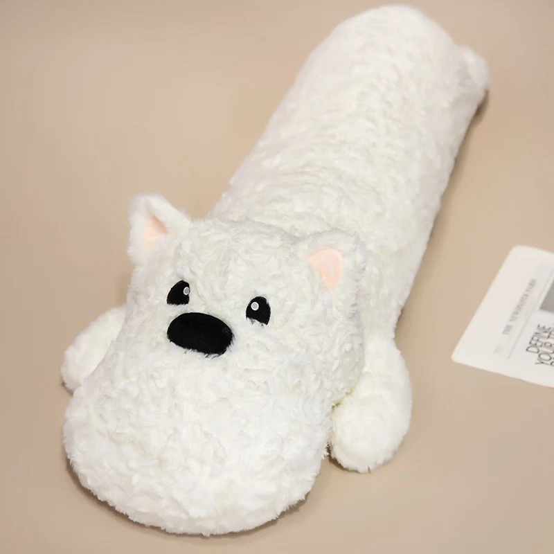 Almofada Decorativa para Adultos em Formato de Animal , Macia e Confortável. MDUG (branca, 85 Cm)