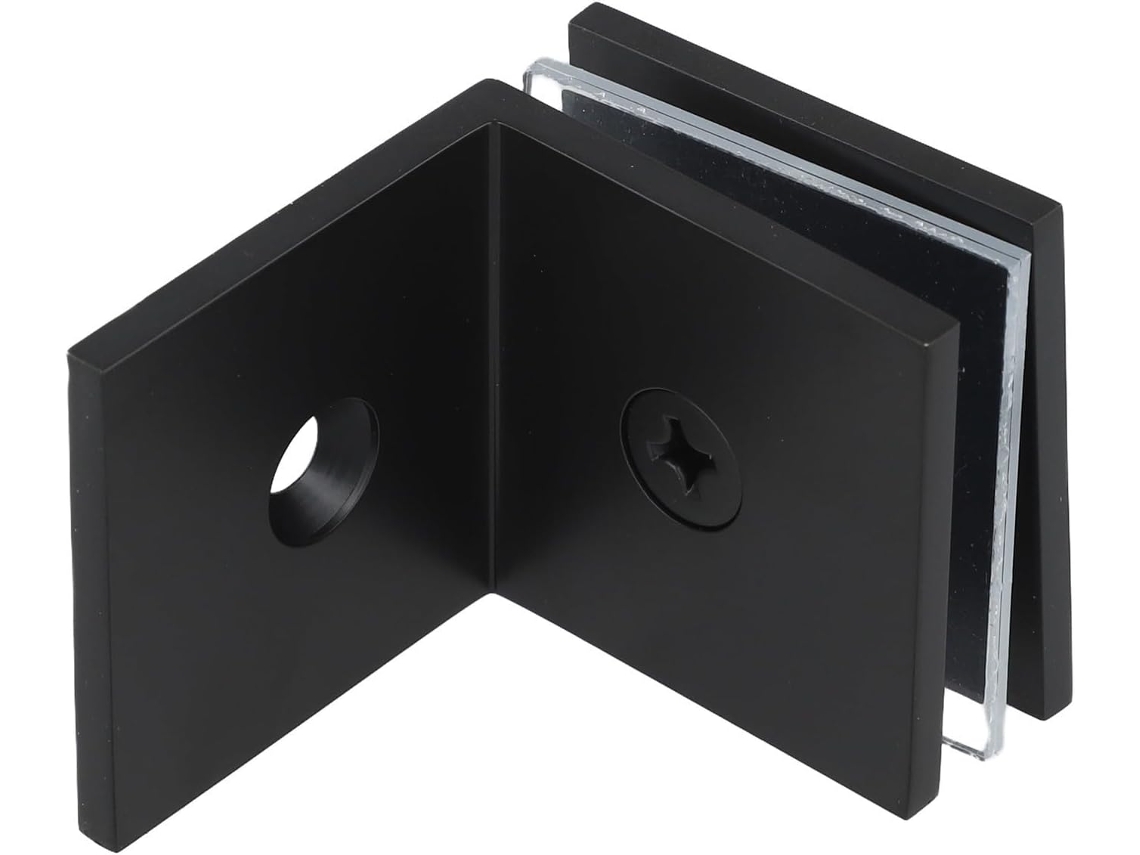 Suporte De Parede Para Box Chuveiro Com Fixação Em Latão, Ângulo De 90 Graus, Conector Em Formato De U 8mm A 12mm Para