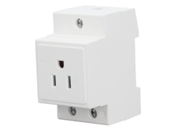 Conector para trilho DIN com contato de aterramento (marca desconhecida)