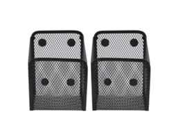 Porta Lápices Magnético Malla Metálica Organizador Escolar 2pcs Nevera Pizarra Blanca