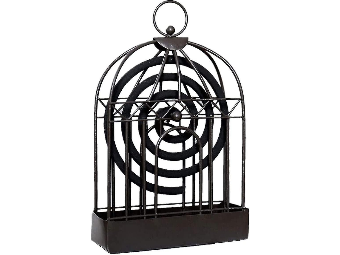 Suporte para Mosquiteiro Nordic Retro Ferro Queimador de Incenso Preto BRILVIBERA