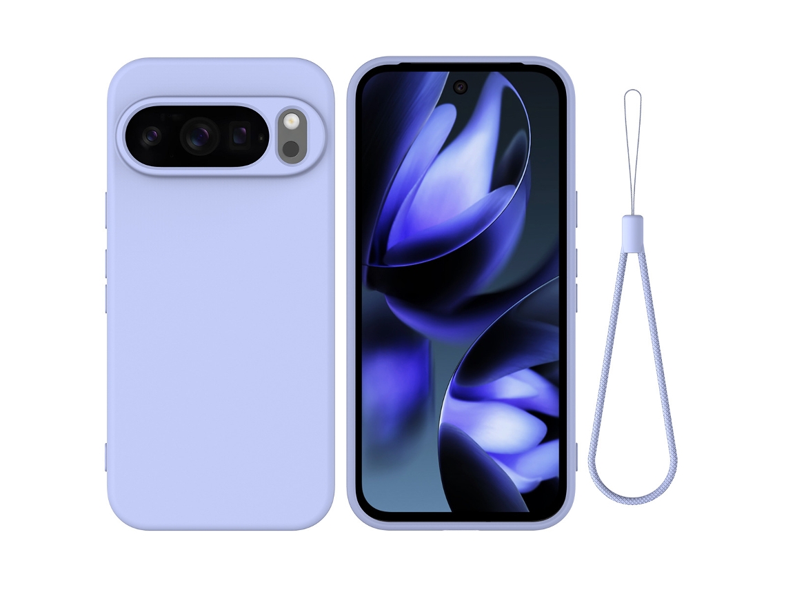 Capa Panoona Para Google Pixel 10a Silicone Tpu, Superfície Macia Roxo