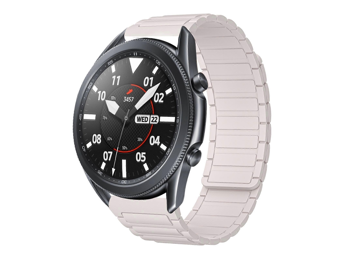 Pulseira De Silicone Magnética Em Formato De I De 22 Mm