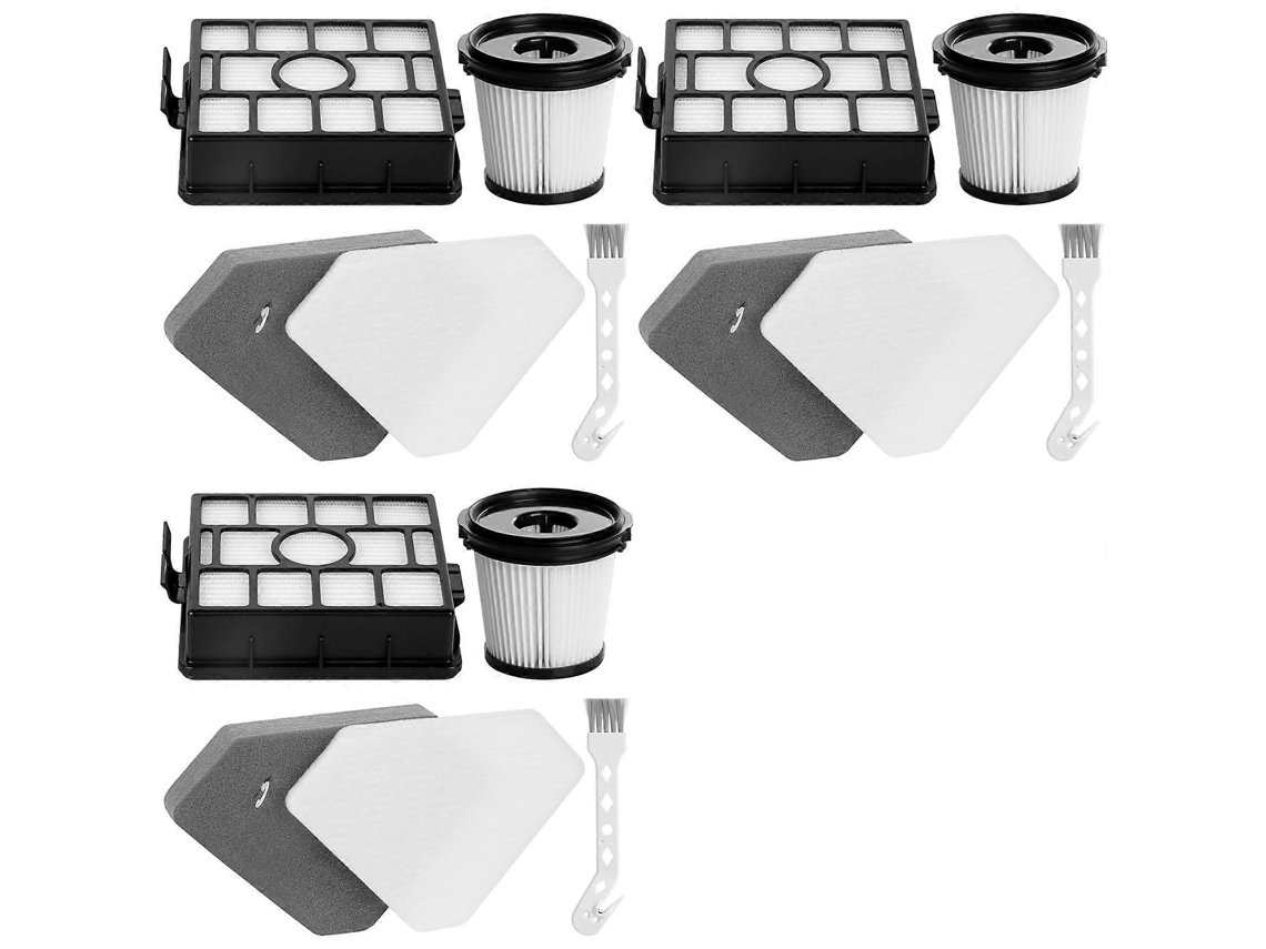 Conjunto De 3 Filtros Hepa De Substituição Para O Aspirador De Pó Vertical Sem Fio Shark Bu3523 Clean Lightweight, Compatível Com O Aspirador De Pó Sh