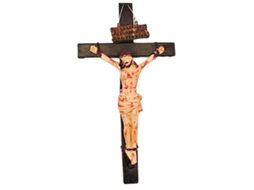 Estátua De Jesus Crucifixo Decoração De Parede Jesus Cristo Decoração Católica Para Casa Coleção Religiosa Resina Slowmoose