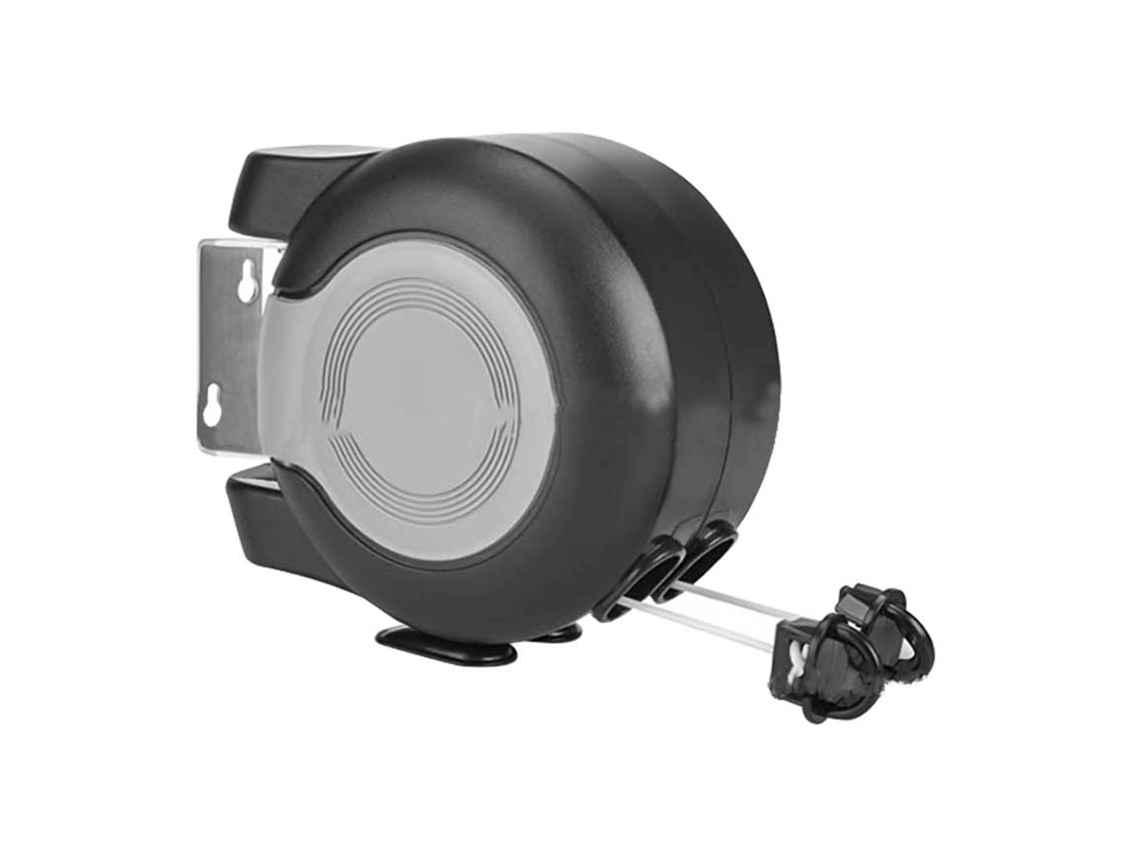 Linha de Roupas Retrátil Dupla 30m, Resistente, para Interior e Exterior, Secagem Eficiente com MARCA