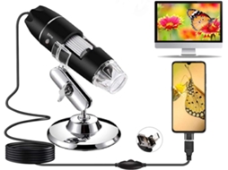 Microscópio Digital Usb Wifi, Câmera Hd 1080p De 2 Mp, 50x A 1000x Brilvibera