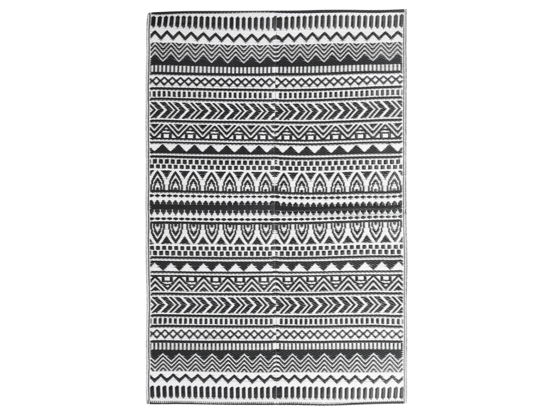 Outdoor Rug, Outdoor Rugs Vidaxl Preto Polipropileno (190 X 290 Cm)