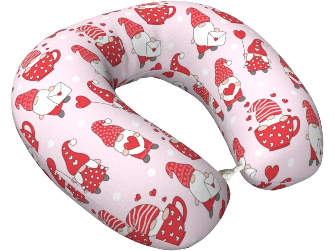 Travesseiro de Viagem Vosery em Espuma Viscoelástica para o Dia Zíper Ergonômico Suporte Conforto Avião