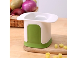 Fatiador de Legumes Multifuncional, Pode Ser Usado para Fatiar Cebolas e Batatas Fritas. MDUG (branco)
