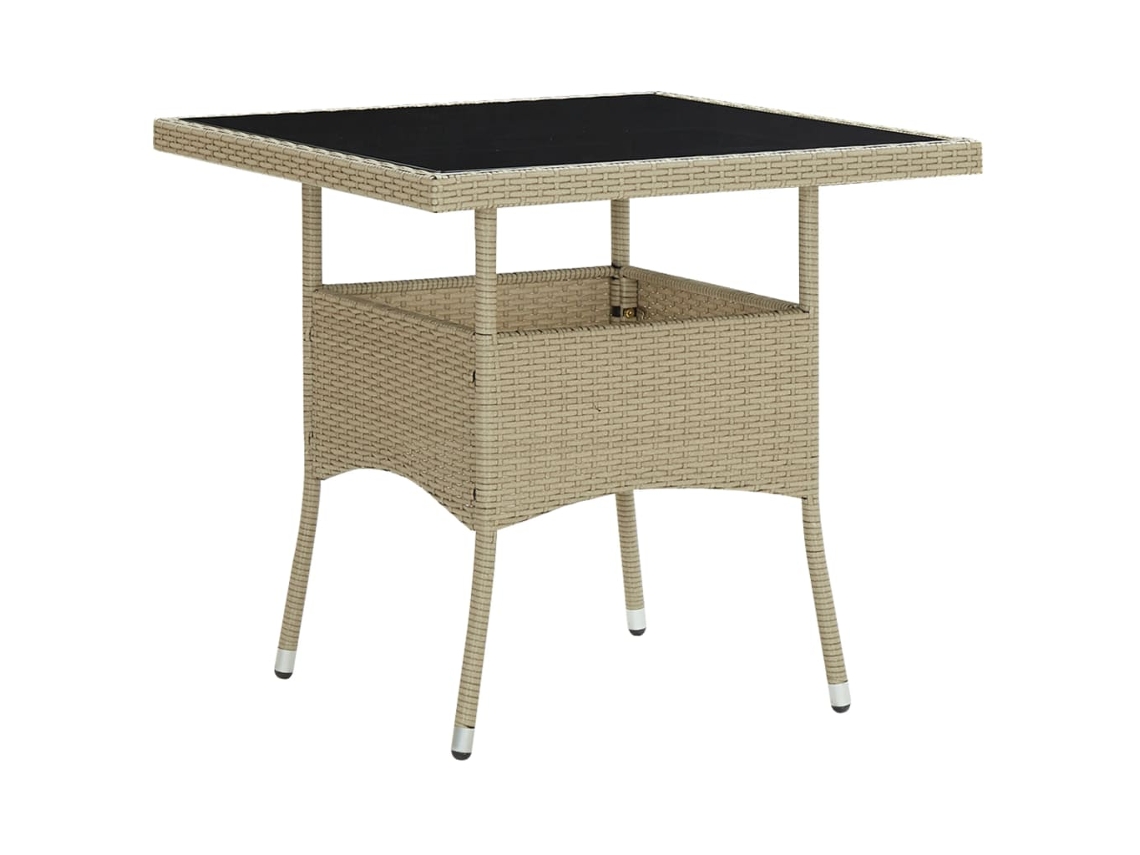 Dining Table, Dining Tables Vidaxl Bege Rattan / Vime (n/a)