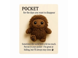 2026 bigfoot de Bolsillo: Tu Pequeño Y Peludo Animador Abraza a Los Bigfoots Positivos. Serie de Peluches 2026.