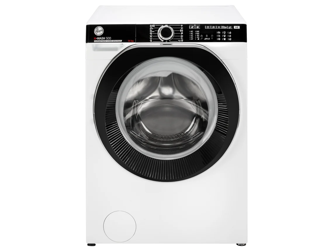 Máquina de Lavar Roupa HOOVER HWP 414AMBC/1-S (14 kg - 1400 rpm - Branco)