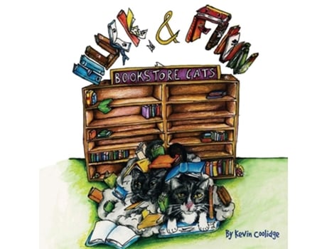 Livro Huck Amp Finn, Bookstore Cats De Kevin Coolidge (inglês)