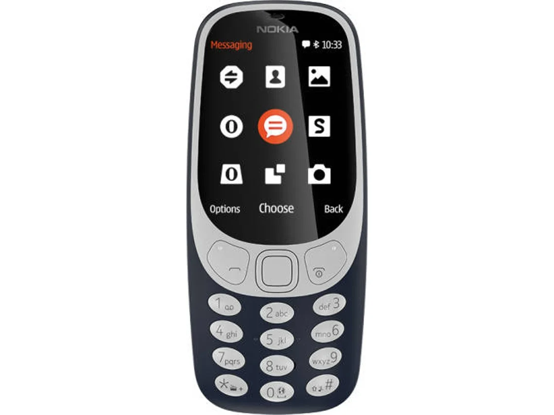 Telemóvel NOKIA 3310 (2.4'' - Preto, azul)