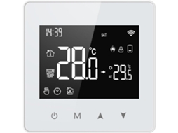 Sensor De Termostato De Temperatura E Umidade Alimentado Por Bateria, Com Tela Lcd.