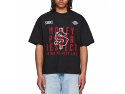 Rockinstone Scarface Movie Living My Best Life Black Adult T-shirt Size:l