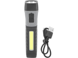 Lanterna Led Cob Super Brilhante, À Prova D'água Ipx4, 5 Modos, Com