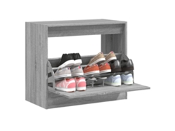 Vidaxl Sapateira 80x42x69 Cm Derivados De Madeira Cinzento Sonoma