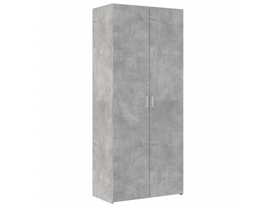 Armário alto MAISON EXCLUSIVE em Deriv. Madeira Cinza Cimento (80x42,5x185 cm)