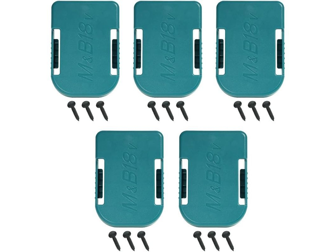 Suporte para Baterias 18v Makita Bosch 5 Unidades S/MARCA