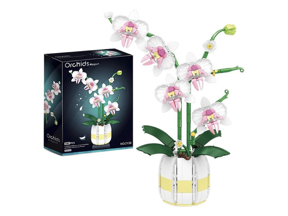 (616 Peças, 18*7*24cm) Brinquedos De Blocos De Montar, Presentes, Arranjos De Flores E Enfeites.