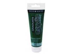 Pintura Acrílica Graduate Daler Rowny 120 Ml (343 Verde Hooker)
