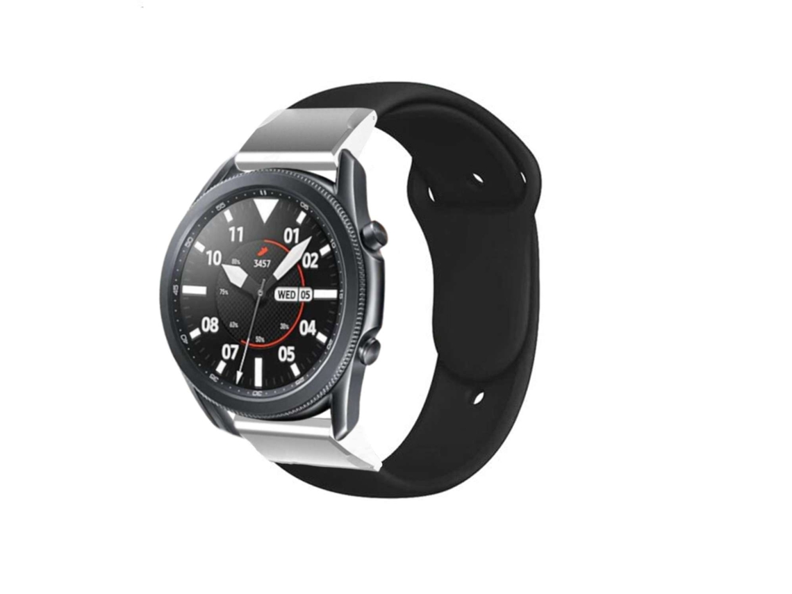 Bracelete Pulseira Silicone Suave para Gramin Forerunner 935 Preto