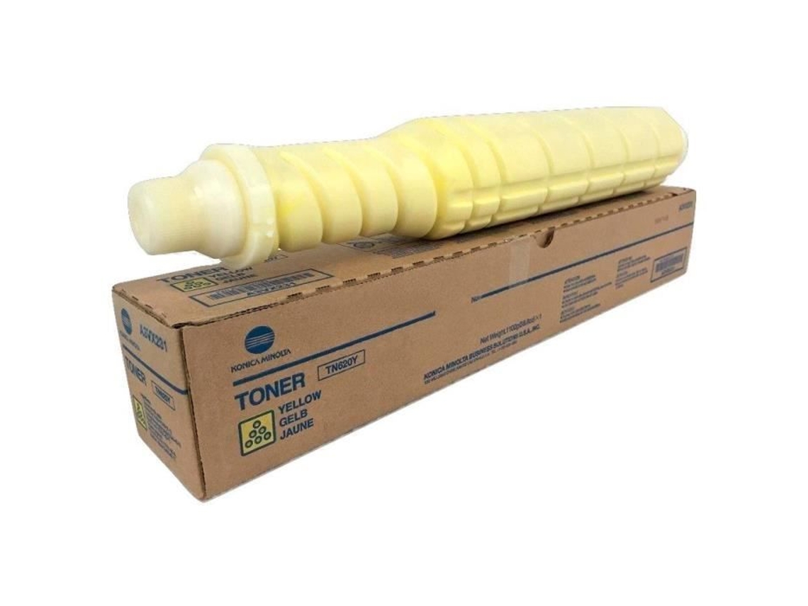 Cartucho de Toner Amarelo Tn620Y para Bizhub Pro C1060L Rendimento de Até 64.000 Páginas KONICA MINOLTA