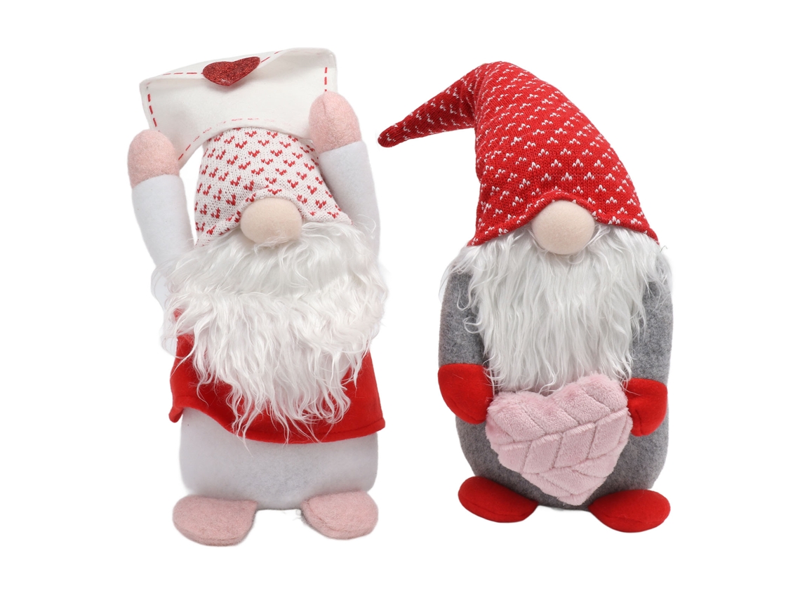 2pcs Gnomos de Natal Sortudos Leves Pelúcia Sofás Armários