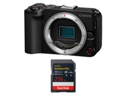 Eos R50 V + 1 Sandisk 256gb Extreme Pro Uhs ii Sdxc + Ebook “20 Dicas para Fotos Que Impressionam” CANON