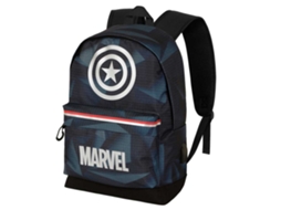 Marvel Metal Mochila Hs Silver Preta KARACTERMANIA