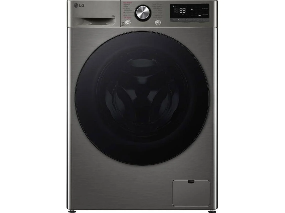 Máquina de Lavar Roupa LG F4WR709SGS (Outlet Grade A - 9 kg - 1400 rpm - Preto)