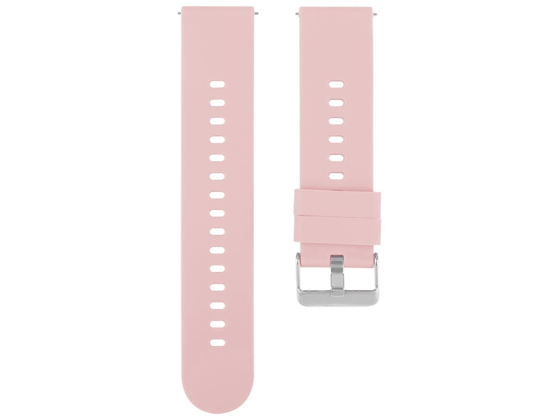 Pulseira De Silicone Para Relógio Com Fivela De Aço De Cor Sólida