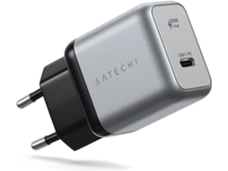 Carregador Parede SATECHI 30W (1A - USB-C - Cinzento)