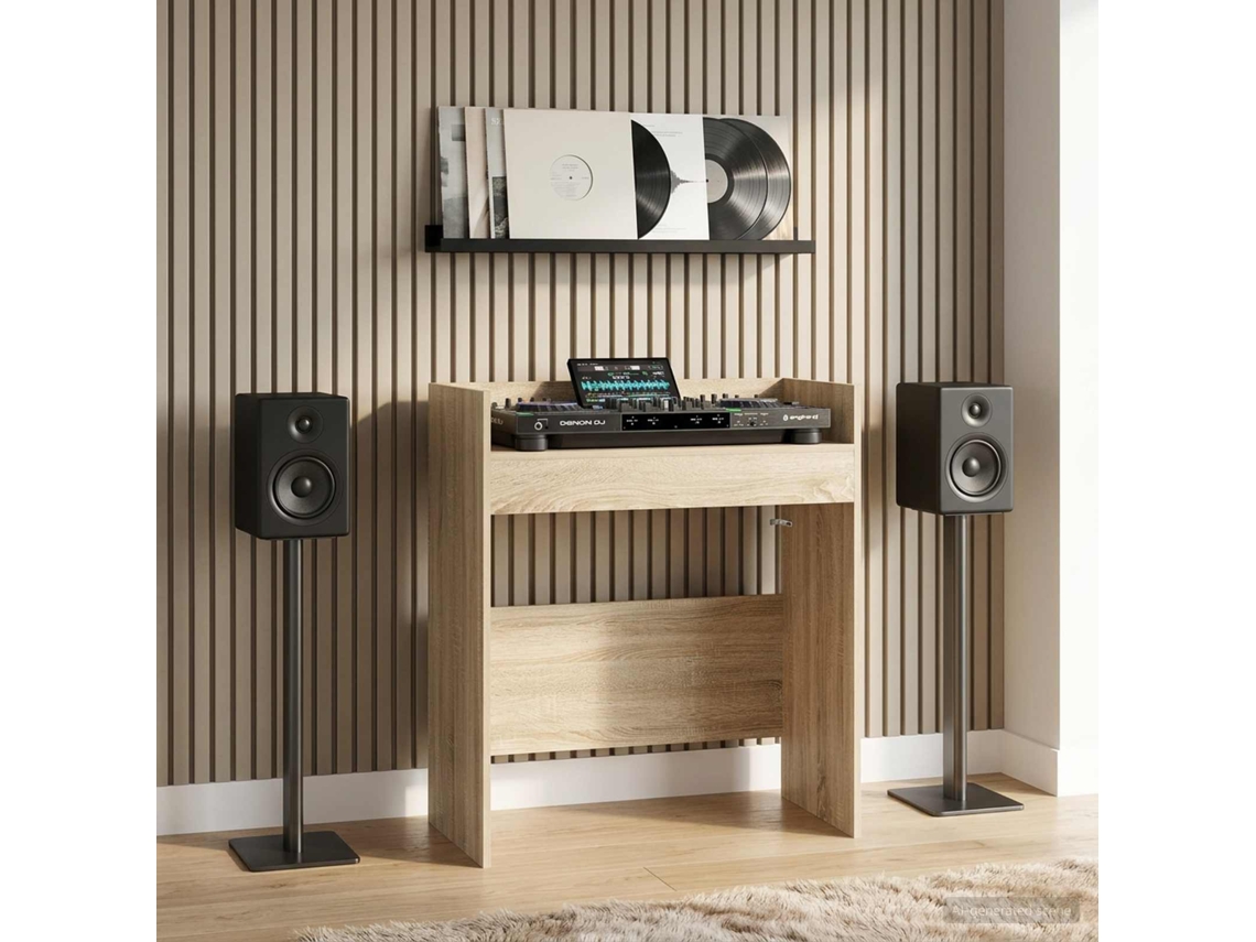 Vidaxl Mesa De Dj Carvalho Sonoma 62 X 45 X 102 Cm