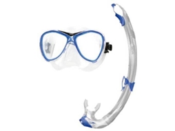 Conjunto De Máscara E Tubo de Mergulho SEACSUB Bis Capri Medium Siltra