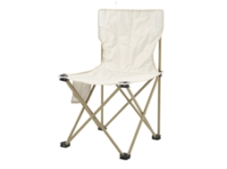 Cadeira de Camping Dobrável, Leve, com Bolsa, Xxl, Bege, para Pesca e Piquenique